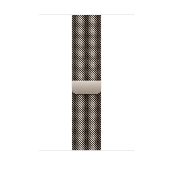 Sie sehen das Produktbild 01 von 46 mm Milanaise Armband Natur – S/M 46 mm Milanaise Armband Natur – S/M