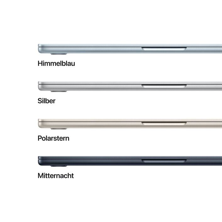 13" MacBook Air: Apple M5 Chip mit 10‑Core CPU und 10‑Core GPU, 1 TB SSD - Polarstern