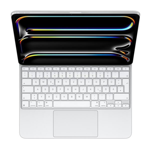 Magic Keyboard für 13" iPad Pro (M4) - Deutsch - Weiß