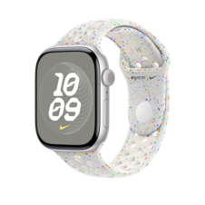 46 mm Nike Sportarmband Pure Platinum – S/M