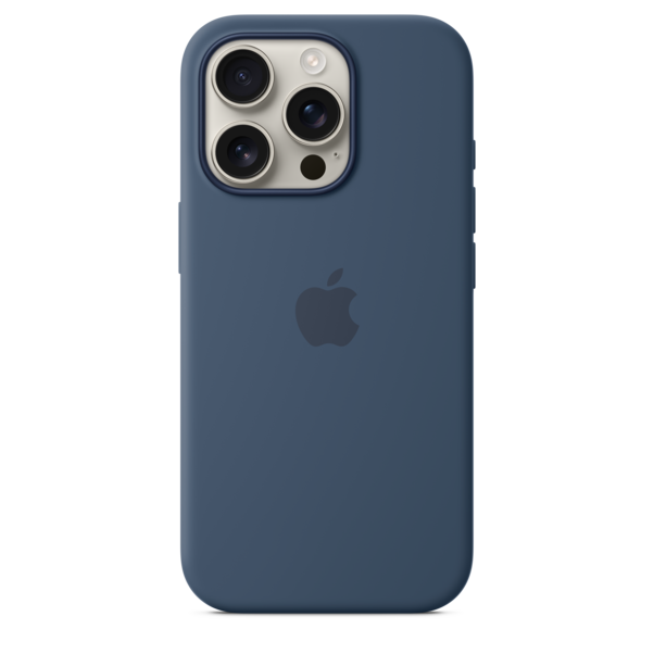 iPhone 16 Pro Silikon Case mit MagSafe – Denim