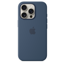 iPhone 16 Pro Silikon Case mit MagSafe – Denim