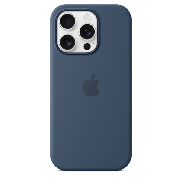iPhone 16 Pro Silikon Case mit MagSafe – Denim