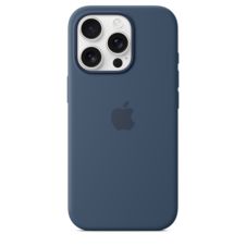 iPhone 16 Pro Silikon Case mit MagSafe – Denim