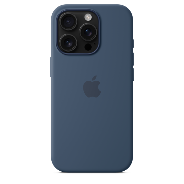 iPhone 16 Pro Silikon Case mit MagSafe – Denim