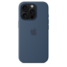 iPhone 16 Pro Silikon Case mit MagSafe – Denim