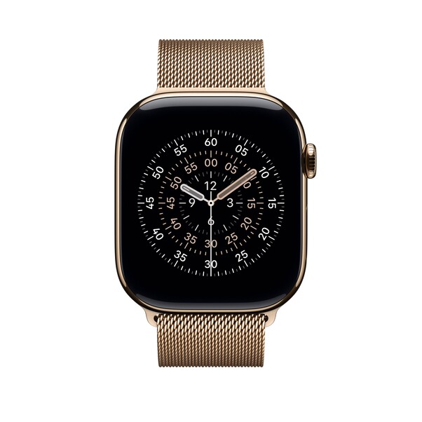 Sie sehen das Produktbild 03 von 46 mm Milanaise Armband Gold – M/L 46 mm Milanaise Armband Gold – M/L