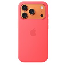 iPhone 17 Pro Silikon Case mit MagSafe - Guavepink