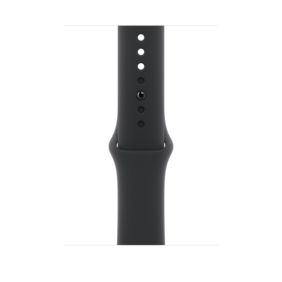 46 mm Sportarmband Schwarz – S/M