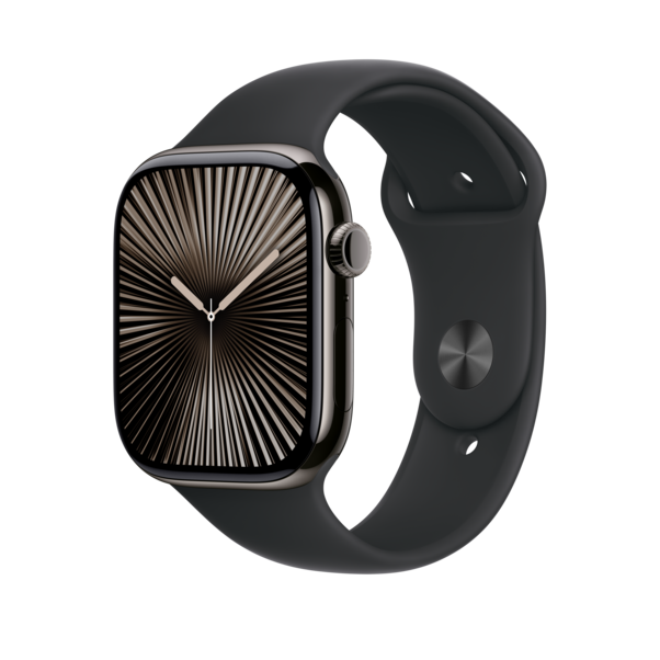 Sie sehen das Produktbild 02 von 46 mm Sportarmband Schwarz – S/M 46 mm Sportarmband Schwarz – S/M