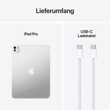 11" iPad Pro Wi-Fi + Cellular 2 TB Standardglas - Silber (M4)