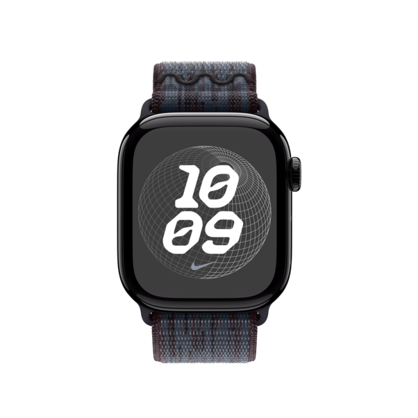 40 mm Nike Sport Loop Schwarz/Blau