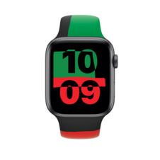 44 mm Black Unity Sportarmband - S/M