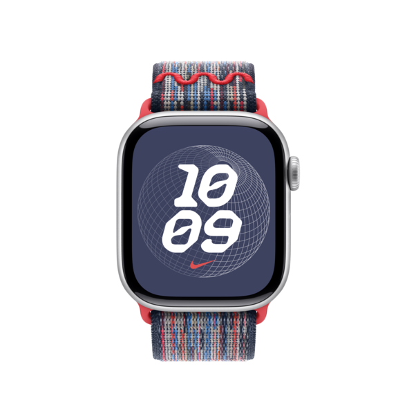 42 mm Nike Sport Loop Blau/Rot