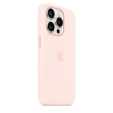 Sie sehen das Produktbild 05 von iPhone 15 Pro Silikon Case mit MagSafe – Hellrosa iPhone 15 Pro Silikon Case mit MagSafe – Hellrosa