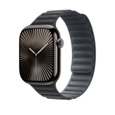 Sie sehen das Produktbild 02 von 46 mm Armband mit Magnetverschluss Schwarz – S/M 46 mm Armband mit Magnetverschluss Schwarz – S/M
