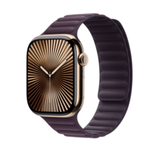 46 mm Armband mit Magnetverschluss Brombeere – M/L