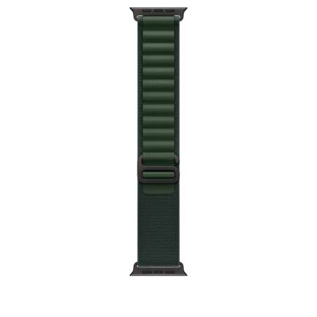 49 mm Alpine Loop Dunkelgrün – Medium – Titan Schwarz