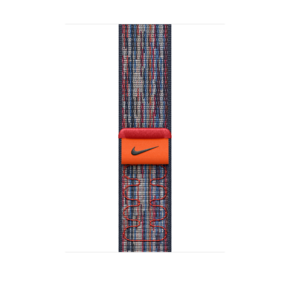 46 mm Nike Sport Loop Blau/Rot