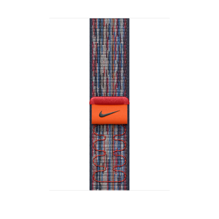 46 mm Nike Sport Loop Blau/Rot